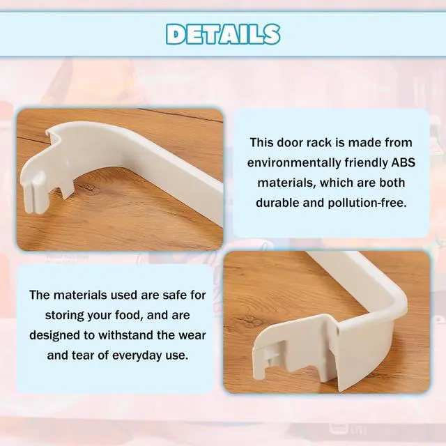 Alt view image 4 of 7 - 240535201 (Middle) Replacement Refrigerator Door Rack Compatible with Electrolux Frigidaire Gibson Kelvinator Westinghouse Refrigerator Door Shelf