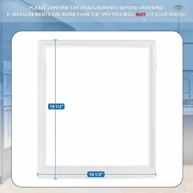 Alt view image 3 of 6 - UPGRADED Appliance 240350702 Upper Crisper Pan Cover Compatible with Frigidaire Refrigerator