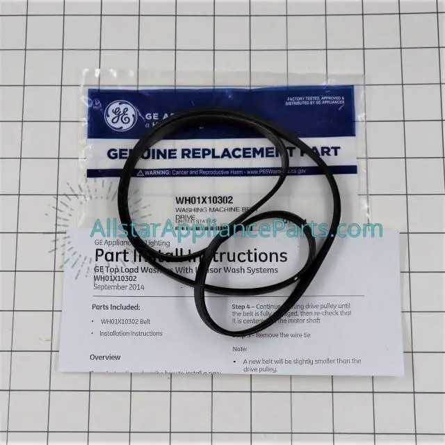 Alt view image 2 of 5 - WH01X10302 Washing Machine Drive Belt