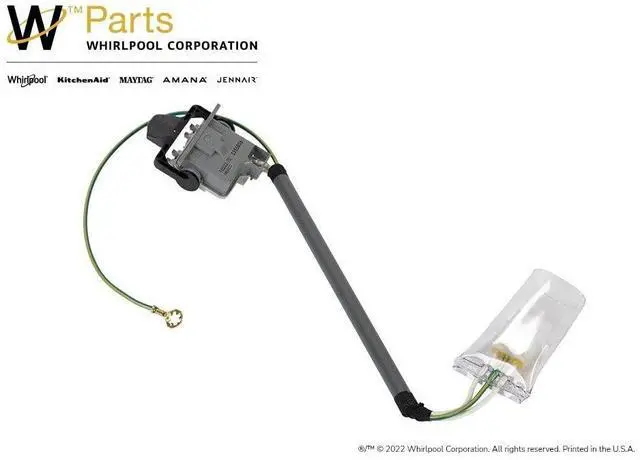Alt view image 2 of 6 - Whirlpool WP3355806 Genuine OEM Stackable Washer Lid Switch Assembly Replacement Part - Replaces 3355806