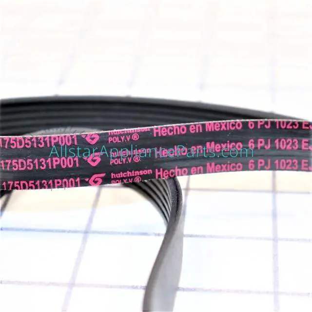 Alt view image 5 of 5 - WH01X10302 Washing Machine Drive Belt