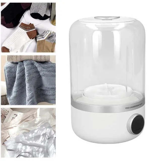 Alt view image 6 of 7 - Underwear Washing Machine Rechargeable Cordless Mini Portable Travel | Underwear Washing Machine Rechargeable Mini Washer for Travel Camping Dormitory