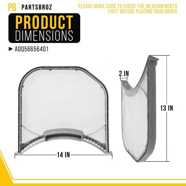 Alt view image 2 of 7 - Dryer Lint Filter Screen for Kenmore 796.81728000