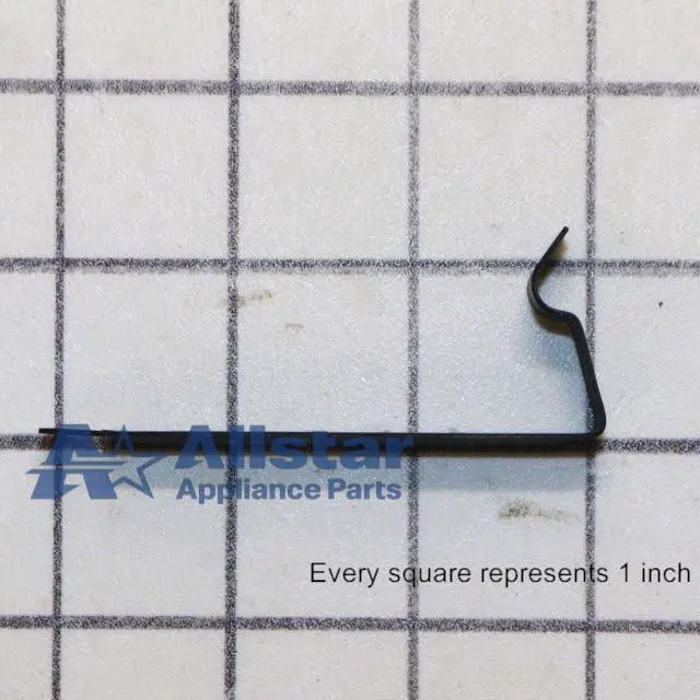 Alt view image 3 of 6 - WP8546127 Black Stainless Steel Washing Machine Drain Pump Retainer Clip