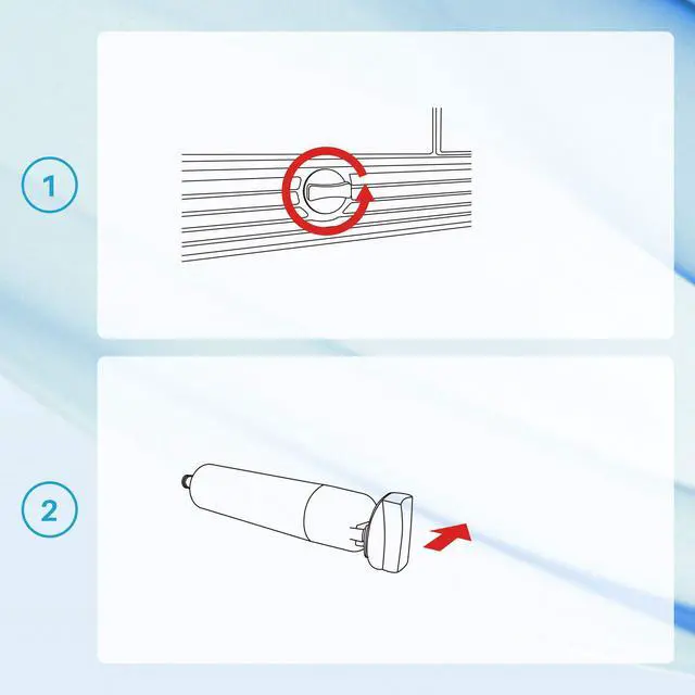 Alt view image 6 of 6 - Refrigerator Filter Replacement for 9915 4396701 EDR6D1 Filter 6