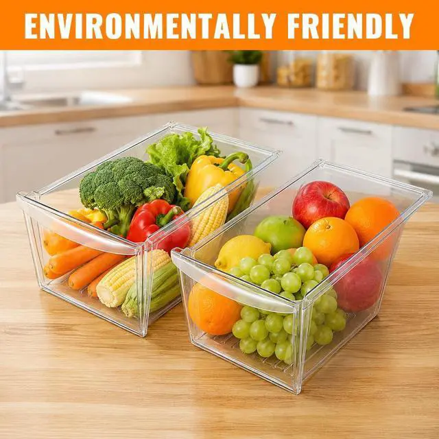 Alt view image 4 of 7 - Crisper Drawer Pan Clear Fit Frigidaire, Kenmore, Crosley, Westinghouse, Gibson, Kelvinator | Fit Models Beginning with FFTR18, FFHT18, FRT18 240337103, PS429854