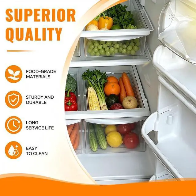 Alt view image 3 of 7 - Crisper Drawer Pan Clear Fit Frigidaire, Kenmore, Crosley, Westinghouse, Gibson, Kelvinator | Fit Models Beginning with FFTR18, FFHT18, FRT18 240337103, PS429854