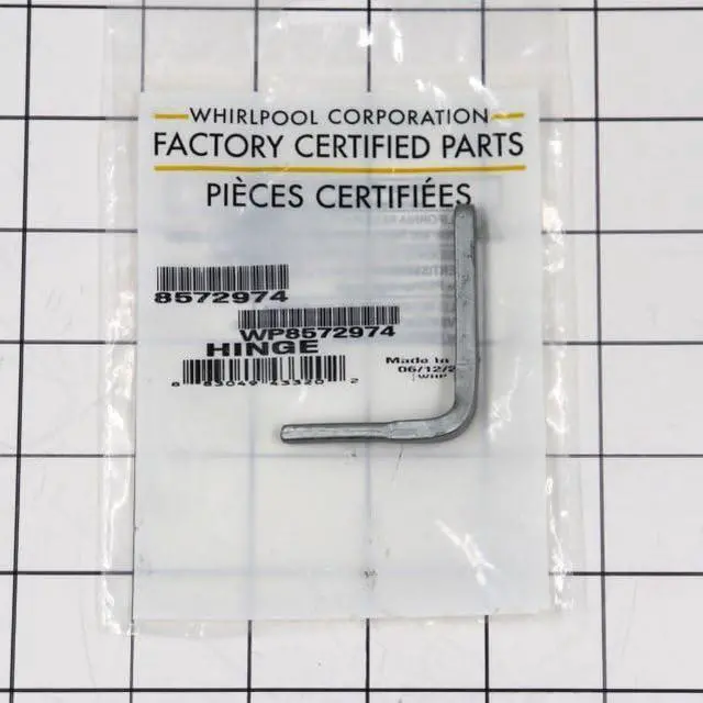 Main image of WP8572974 Washing Machine Lid Hinge Wire