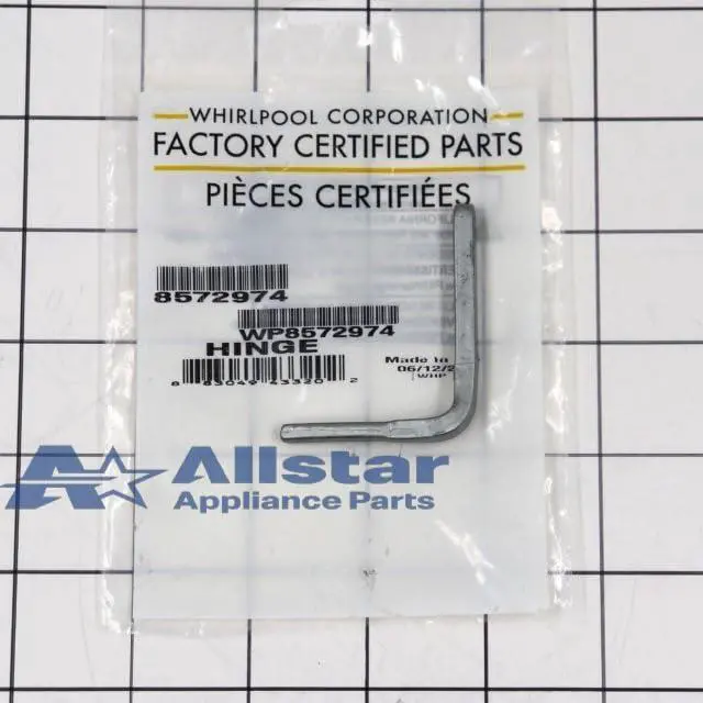 Alt view image 2 of 5 - WP8572974 Washing Machine Lid Hinge Wire