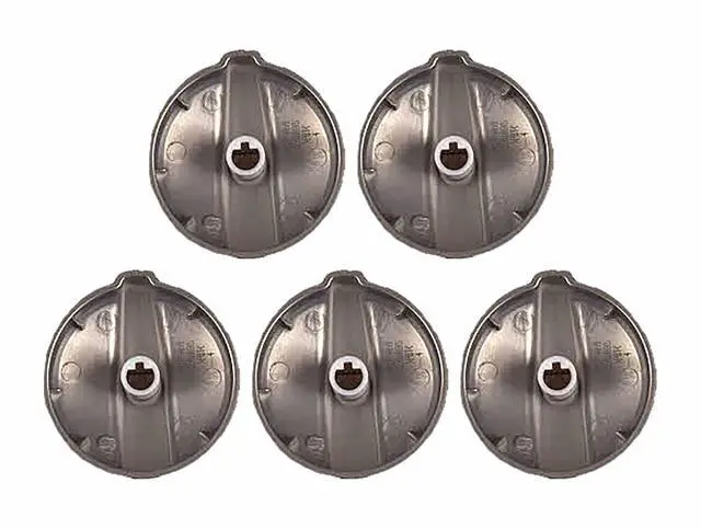 Alt view image 4 of 6 - GE WB03X43926 Range Surface Burner Knob Kit (Stainless Steel)