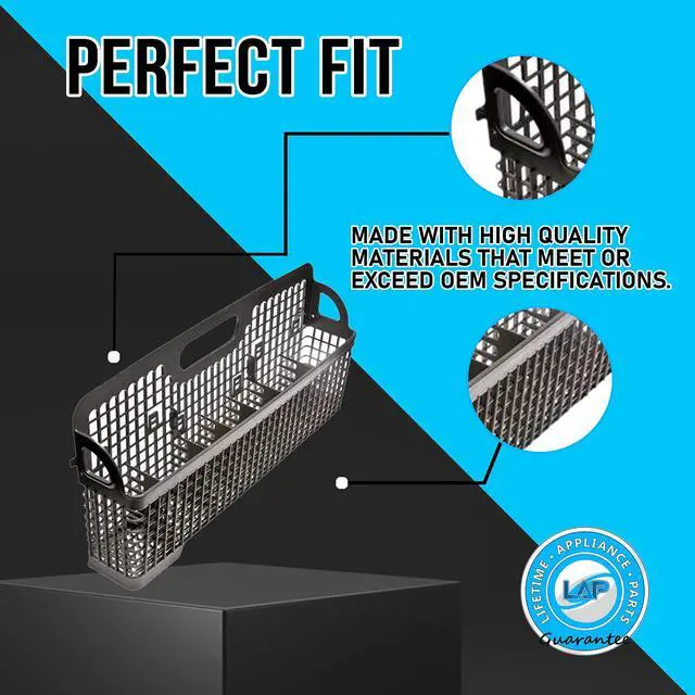 Alt view image 3 of 4 - UPGRADED Appliance 8531288 Silverware Basket Compatible with Whirlpool, Kenmore Dishwasher - WP8531288
