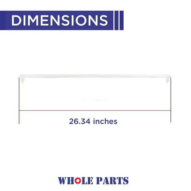 Alt view image 2 of 6 - Upgraded Refrigerator Tray Cover Assembly (Clear color) Part# ACW74118101 - Replacement & Compatible with Some LG and Kenmore Refrigerators