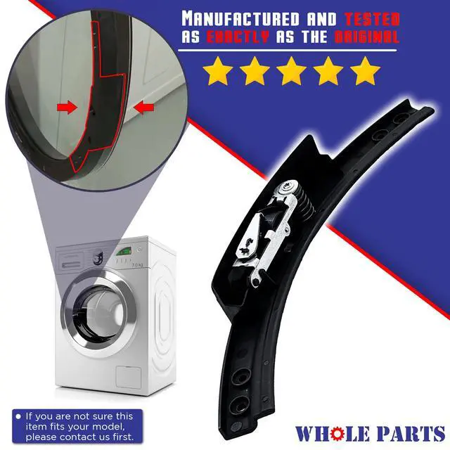 Alt view image 3 of 6 - Upgraded Dryer Door Latch Part # 137538802 - Replacement & Compatible With Some Frigidaire and Electrolux Dryers