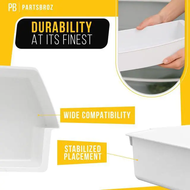 Alt view image 4 of 6 - WP2187172 2187172 Refrigerator Door Shelves for Whirlpool Kenmore (3-Pack) | Also for Amana KitchenAid Crosley, Replaces AP6006028 PS11739091 2187172K, Fits ASD2575BRW01 ASD2575BRS01