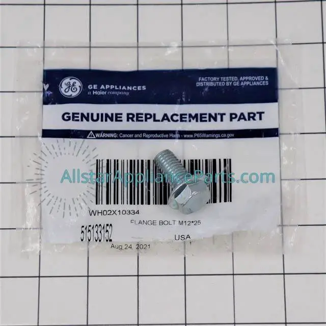 Alt view image 2 of 4 - WH02X10334 Washing Machine Flange Bolt