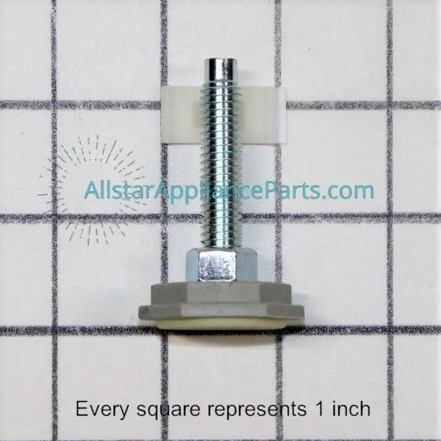 Alt view image 3 of 5 - W10862938 Washer Leveling Leg