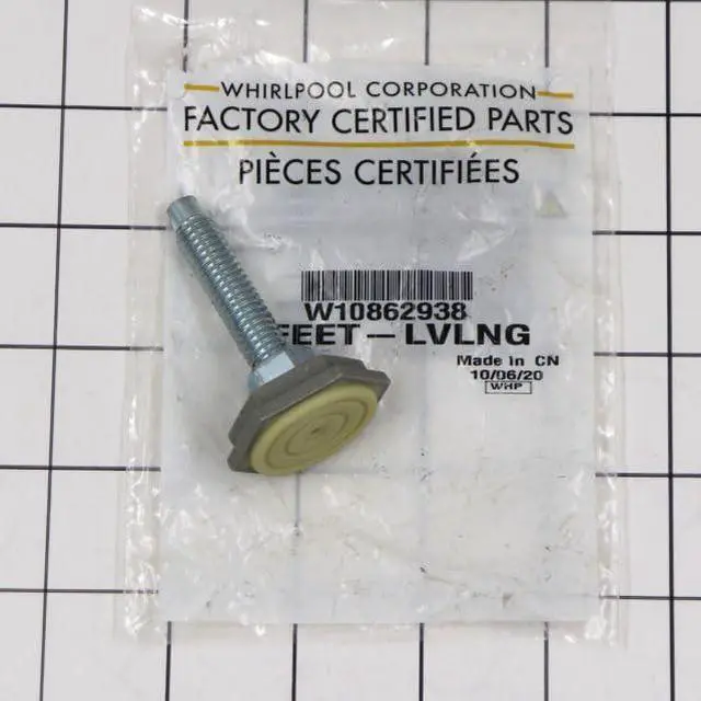 Main image of W10862938 Washer Leveling Leg