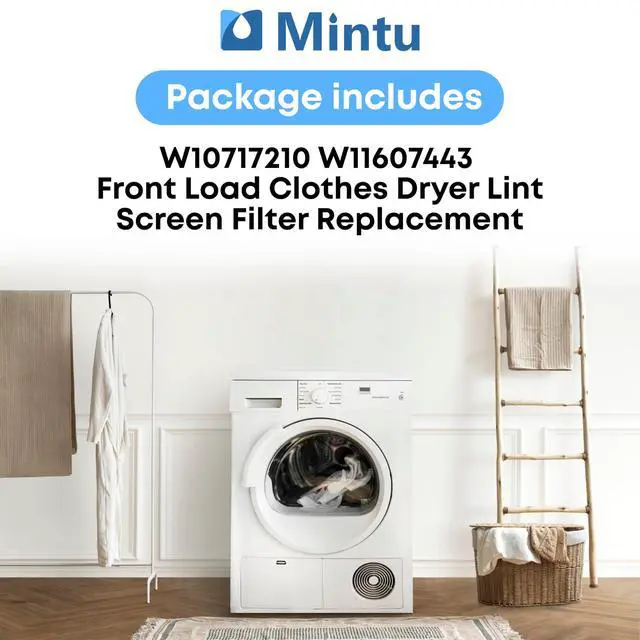 Alt view image 3 of 6 - W10717210 W11607443 Lint Screen Replacement For Whirlpool WED4800BQ0, Maytag MEDC300XW1 MEDC215EW1 MED5700TQ0 MED5840TW0, Amana NED4655EW1 AED4475TQ1 AED4675YQ1 Dryer