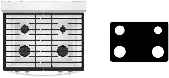 Main image of Custom Fit Premium Reusable Burner Liner for Whirlpool Gas Range Stove Protect Your Stovetop with this Splatter Guard Cover - WFGS3530RW