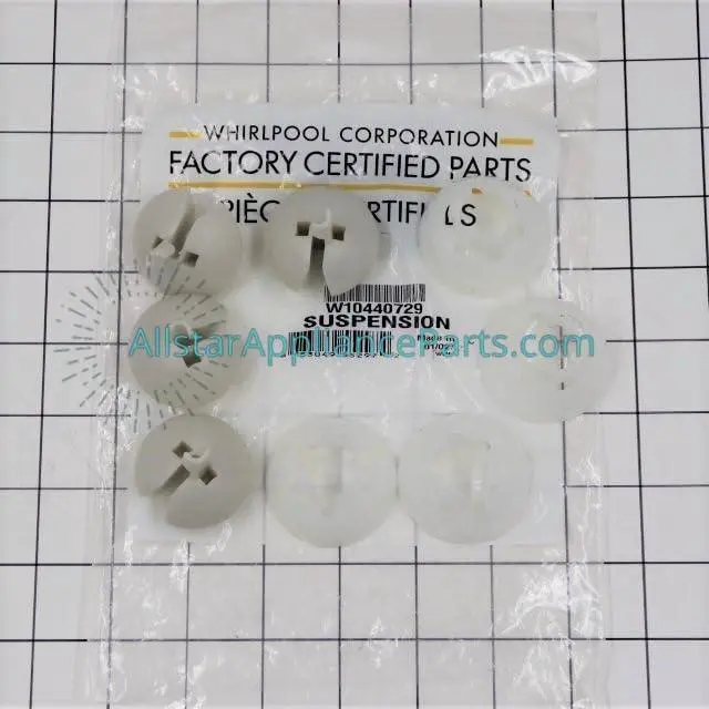 Alt view image 2 of 5 - W10440729 Washing Machine Suspension Rod Support