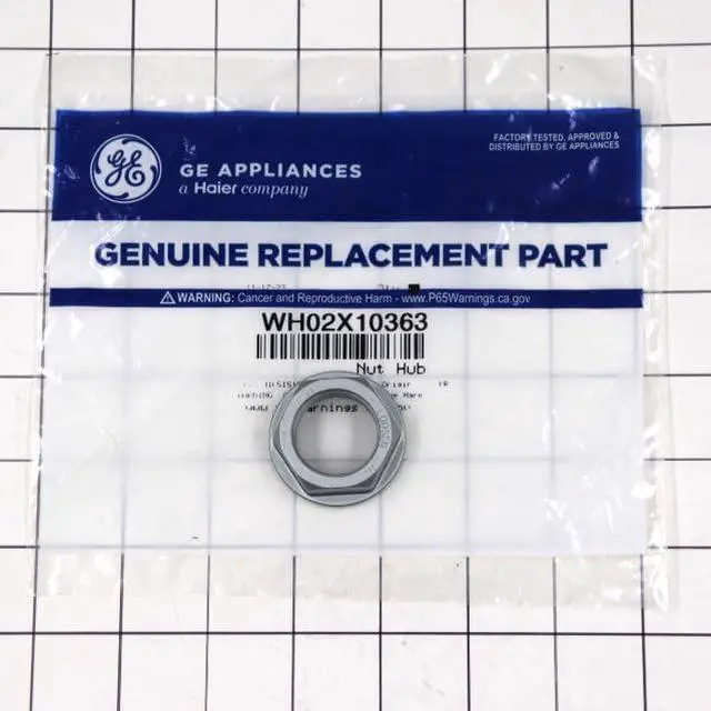 Main image of Washing Machine Spanner Nut, 1 Pack, Hex, Steel, 2 Inches
