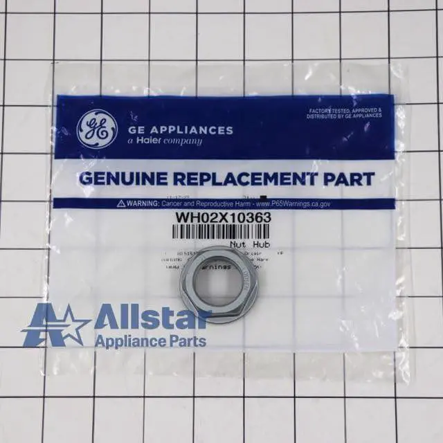 Alt view image 2 of 4 - Washing Machine Spanner Nut, 1 Pack, Hex, Steel, 2 Inches