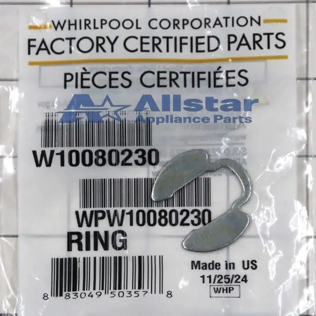 Alt view image 2 of 6 - WPW10080230 Washing Machine Retaining Clip