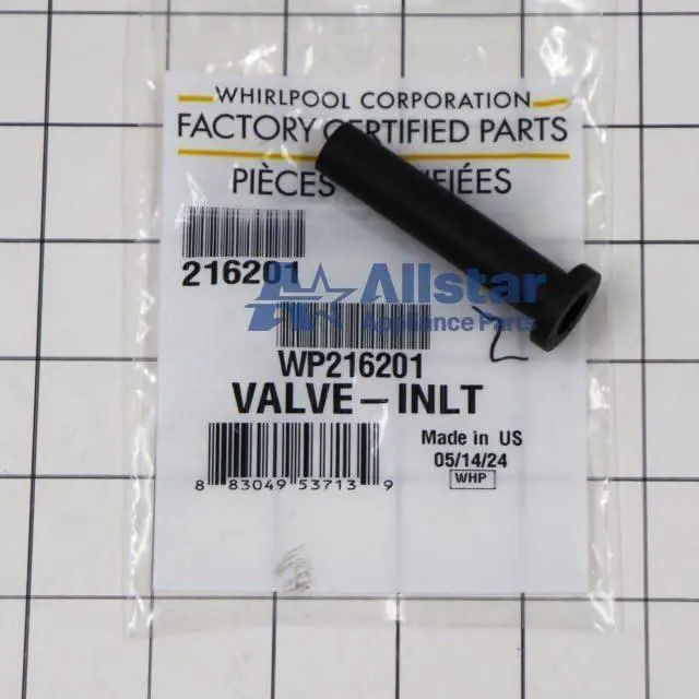 Alt view image 2 of 4 - WP216201 Washing Machine Injector Tube
