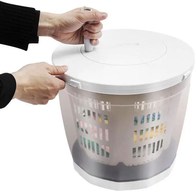 Main image of 2 in 1 Manual Clothes Washer with Detachable Dehydration Basket | 4.4lbs Washing Capacity, Easy to Carry, Manual Traveling Outdoor Washing Machine for RV Travel