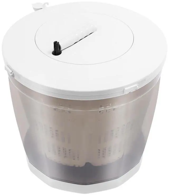 Main image of Hand Crank Washing Machine, 2 In 1 Portable Manual Washing Machine,Non-Electric Washer,Spin Dryer,Grey Mini Compact Washer Spin Dryer For Apartment, Home, Hotel And Travel