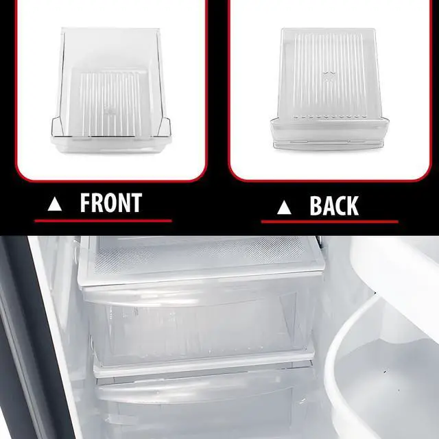 Alt view image 3 of 7 - Upper Crisper Pan Drawer Compatible with Frigidaire Refrigerator Models | 240351061, 240351005, 240351062, 240351003, 240351041 Clear