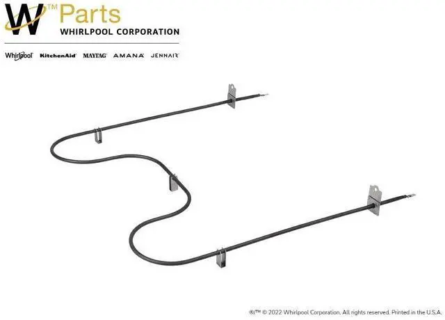Alt view image 2 of 5 - Whirlpool WP74010750 OEM Range Lower Bake Element, Black