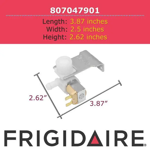 Alt view image 3 of 3 - GENUINE 807047901 Water Inlet Valve