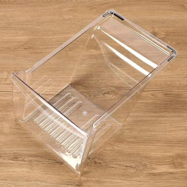 Alt view image 2 of 7 - Refrigerator Crisper Drawer Pan Replacement for 240337103 PS429854 | Refrigerator Pan Shelf Replacement Plastic Clear