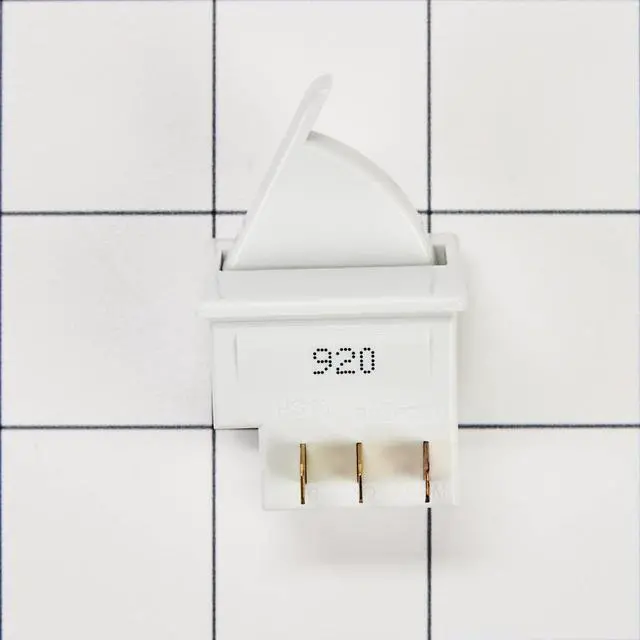 Alt view image 2 of 6 - Whirlpool W11396033 Genuine OEM SxS Refrigerator Light Switch Kit Replacement Part - Replaces 12002646, 12466101, 12466103, 12466105, and more