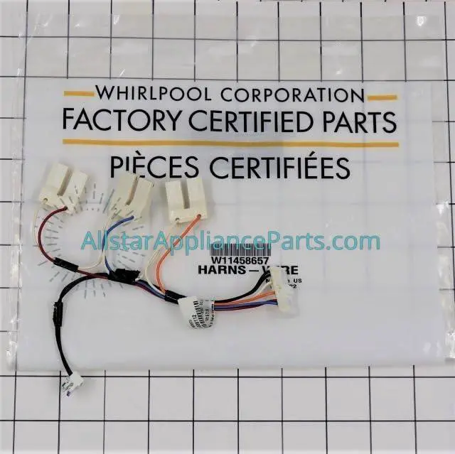Alt view image 2 of 4 - W11458657 Washing Machine Valve Wire Harness