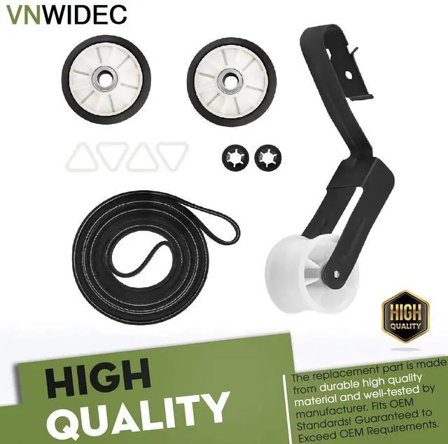 Alt view image 3 of 5 - Dryer Repair Kit for Whirlpool WED7000DW0 NED4500VQ0 WED4800XQ3 | Fits WED7000DW0, WED7000DW1, WED7000DW2, WED7300DC1, WED7300DC2, WED7300DW0, NED4500VQ0