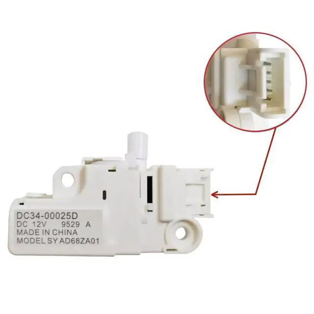 Alt view image 3 of 3 - Washer Door Latch Replacement for Samsung AP6025317 PS11758871 Washing Machine DC34-00025D