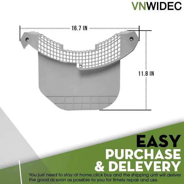 Alt view image 4 of 6 - Dryer Lint Screen Cover & Lint Filter Screen LG DLE3500W DLE3170W DLE3600W | Fits LG DLEX3250R, DLE3300W, DLE2701V, DLE3050W, DLE3095W, DLE3180W, DLE3400W, DLE3460V, DLE3460W, DLE3470M, DLE3470W
