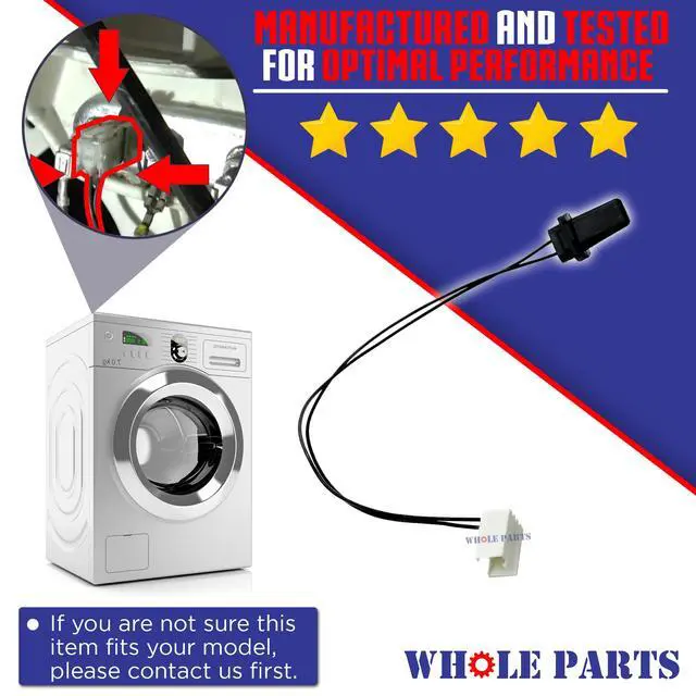 Alt view image 3 of 6 - Upgraded Dryer Sensor-Ntc/Thermistor Part# 00422221 - Replacement and Compatible with Some Bosch Dryers