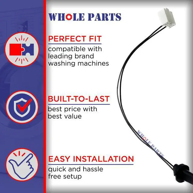Alt view image 4 of 6 - Upgraded Dryer Sensor-Ntc/Thermistor Part# 00422221 - Replacement and Compatible with Some Bosch Dryers
