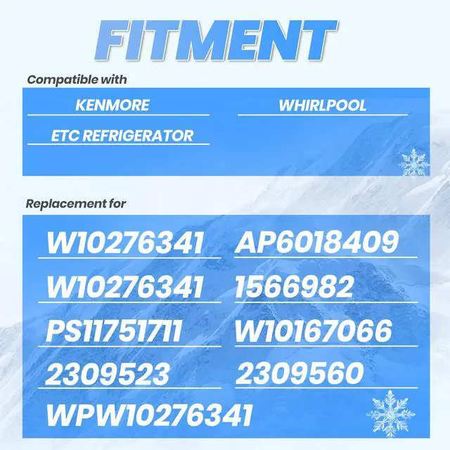 Alt view image 2 of 7 - W10276341 Refrigerator Glass Shelf Compatible with Whirlpool Kenmore Refrigerator Replacement for AP6018409 W10276341 1566982 WPW10276341 W10167066 2309523 2309560 PS11751711