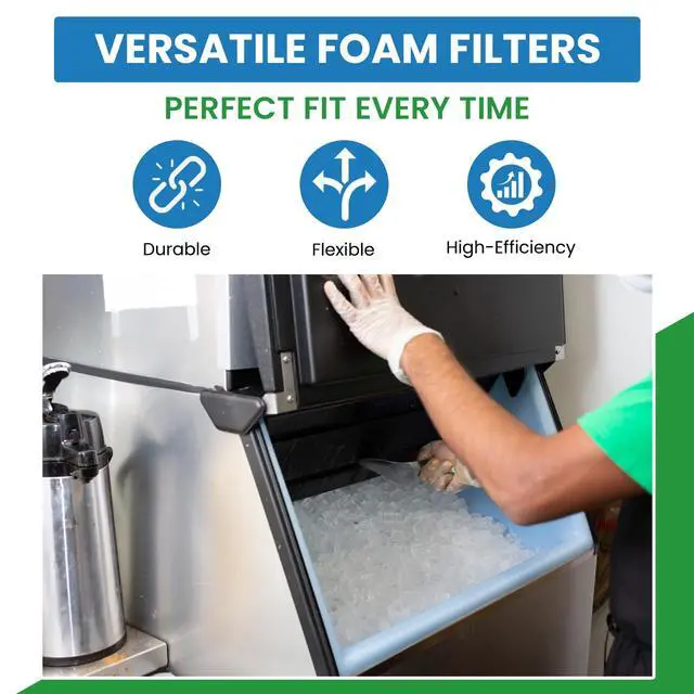 Alt view image 2 of 6 - Replacement Filter Evverything Mobile Home Foam Filter - 19 x 35 x 1/4 - Compatible with Coleman (7660-3401, 7660-340) and Nordyne (669073, 669073R)