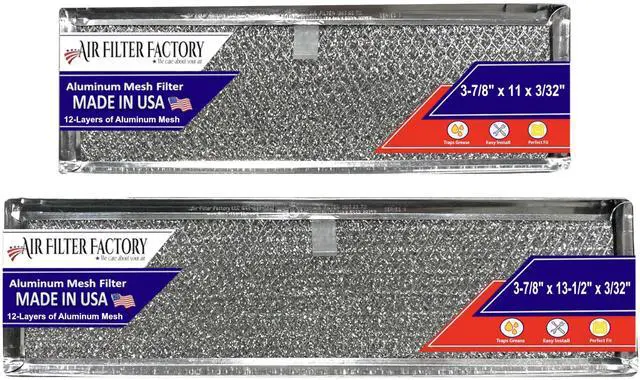 Main image of Grease Filter S97009787 Replacement For Broan 97009787, 1172545 Aluminum Mesh Downdraft Filters Stove Vent Screens 2-Pack