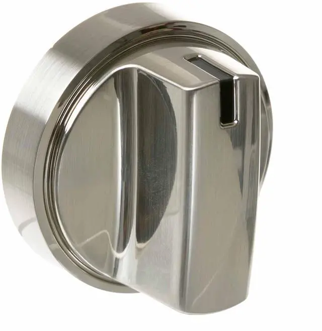 Main image of GE WB03X29300 Range Surface Burner Knob (Stainless Steel)