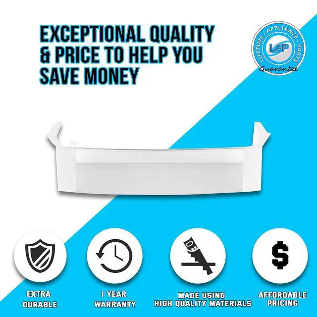 Alt view image 5 of 6 - UPGRADED Appliance WR71X10427 Door Shelf Bin Rack Compatible with GE Refrigerator