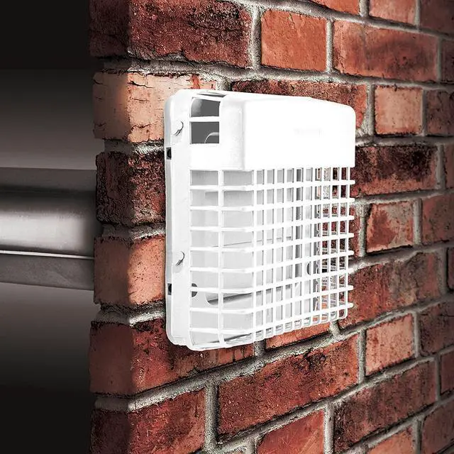 Alt view image 3 of 4 - BPGH4WZW6 Prograde Professional Exhaust Dryer Vent Hood with Pest Guard, Polypropylene, 4 in., White