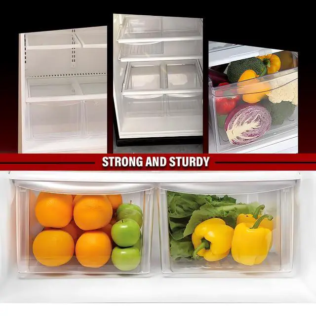 Alt view image 5 of 7 - Crisper Drawer Pan Fit Frigidaire,Kenmore,Crosley,Westinghouse,Gibson,Clear | Fit Refrigerator Models Beginning with FFTR18, FFHT18, FRT18 240337103, PS429854, Clear