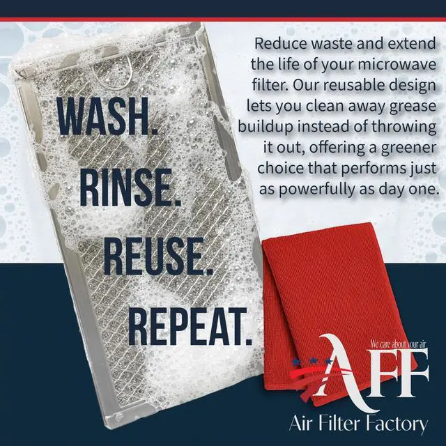 Alt view image 5 of 6 - 10 Inches X 13-1/2 Inches X 3/8 Inches Range Hood Aluminum Grease Filters 2-Pack