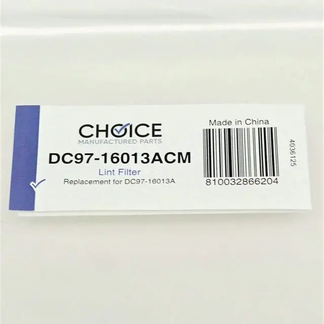 Alt view image 6 of 6 - Choice Parts DC97-16013A for Samsung Dryer Lint Screen Filter